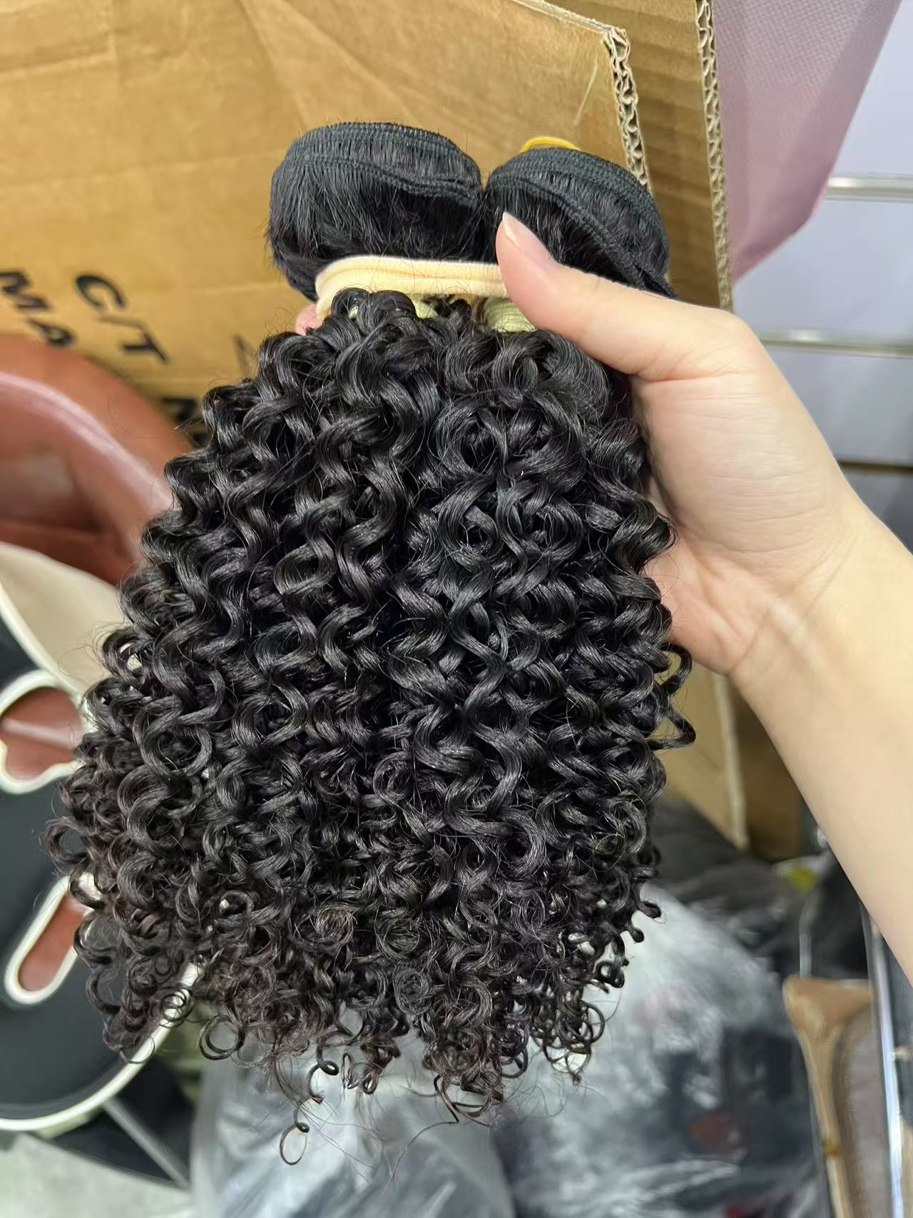Brazilian Raw Bundle Curly Single Donor Unprocessed