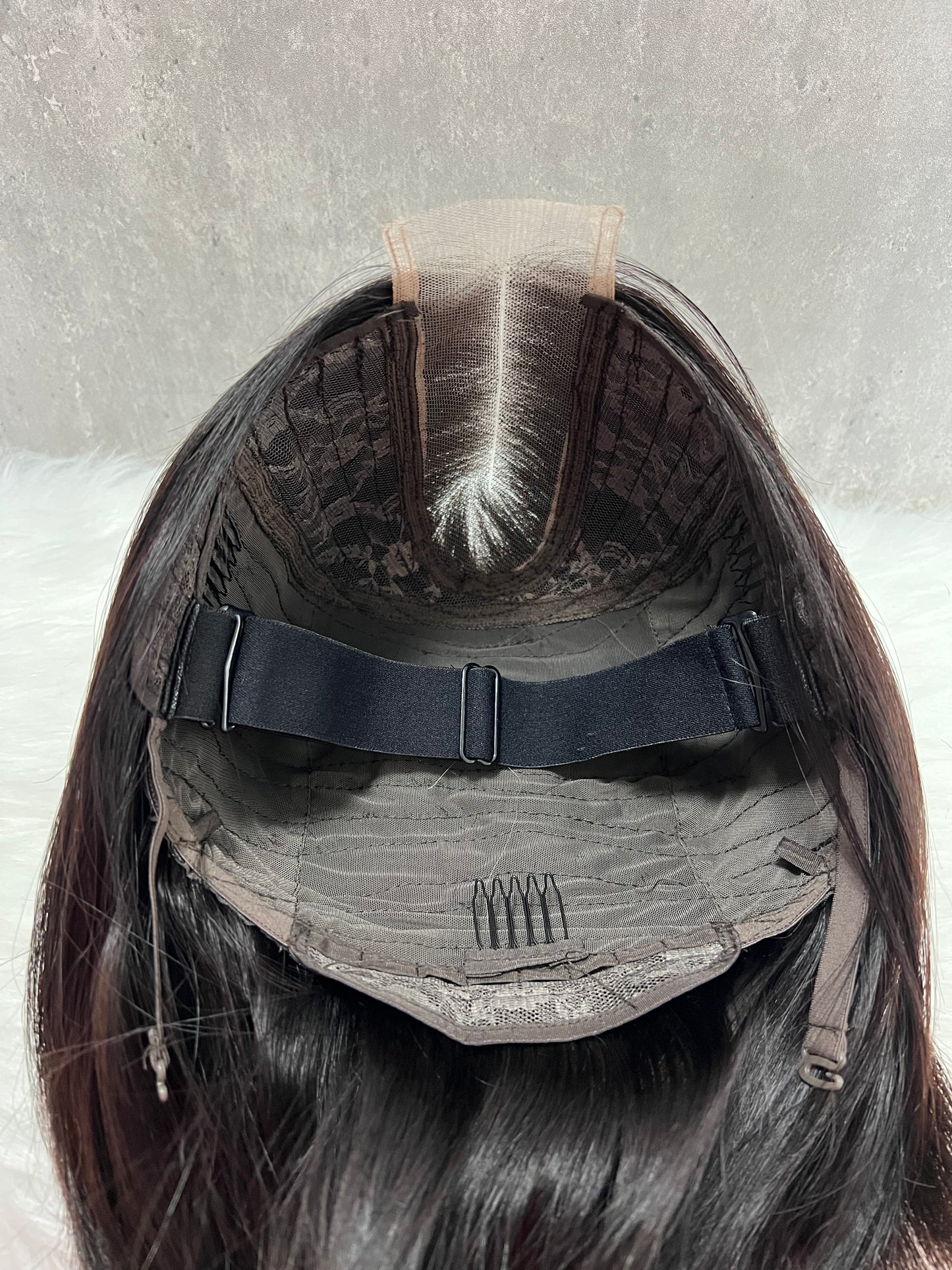 SDD 2X6 Closure Wig Straight BOB Wig 1B Color