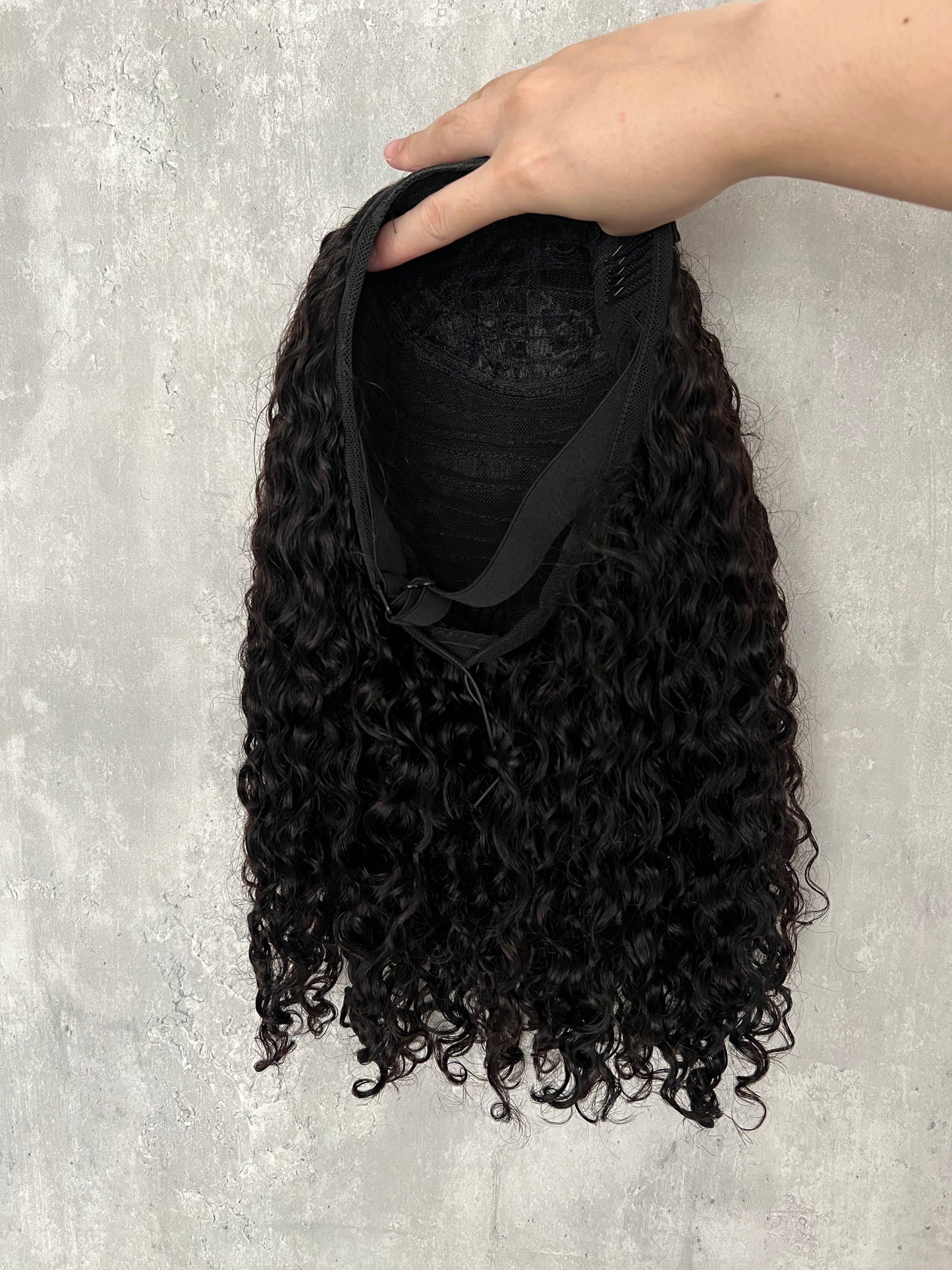 Burmese Curl Flip-Over Half Wig