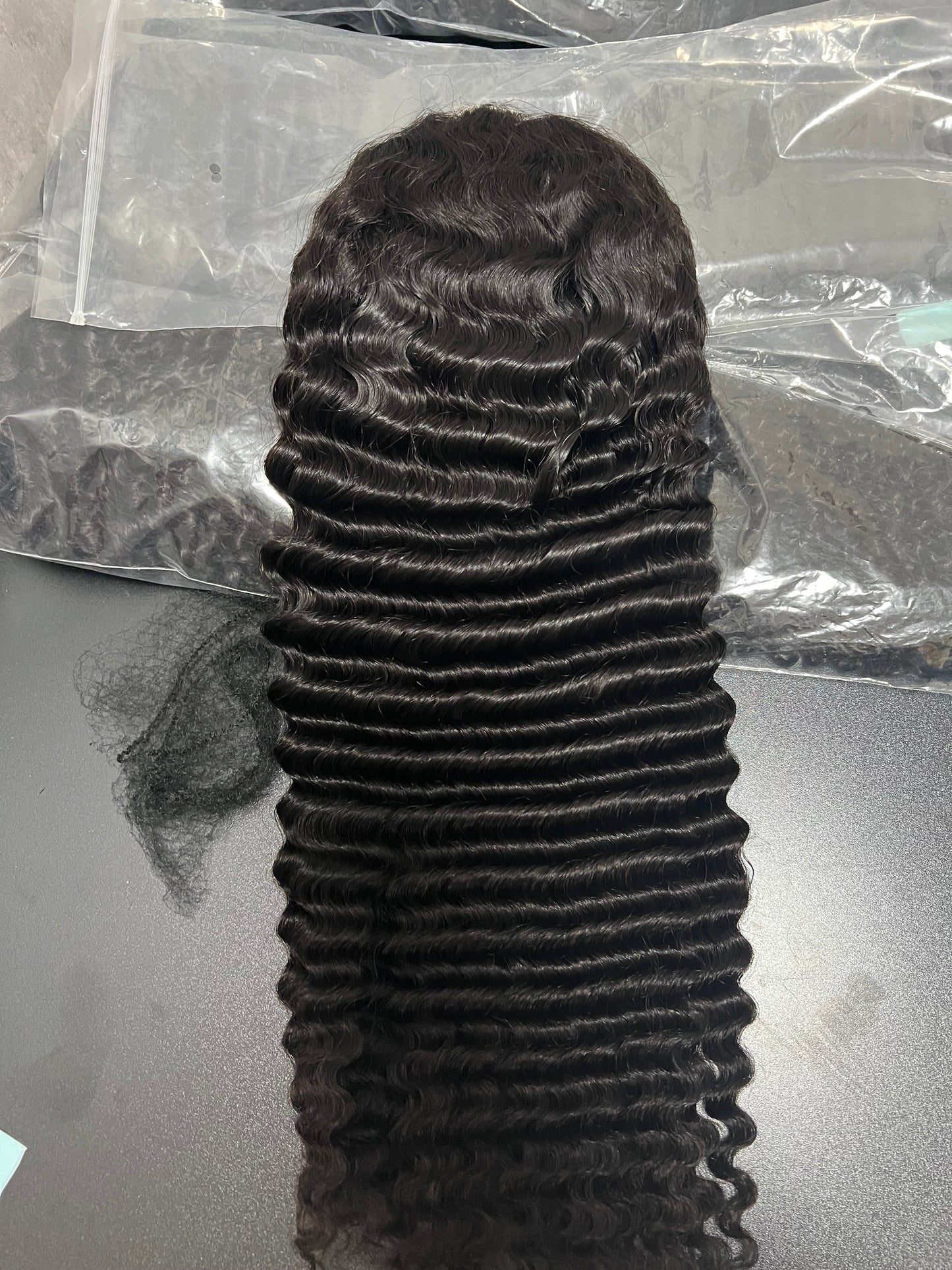 13X4HD Lace Full Frontal Wig Deep Wave 1B BMJ Hair