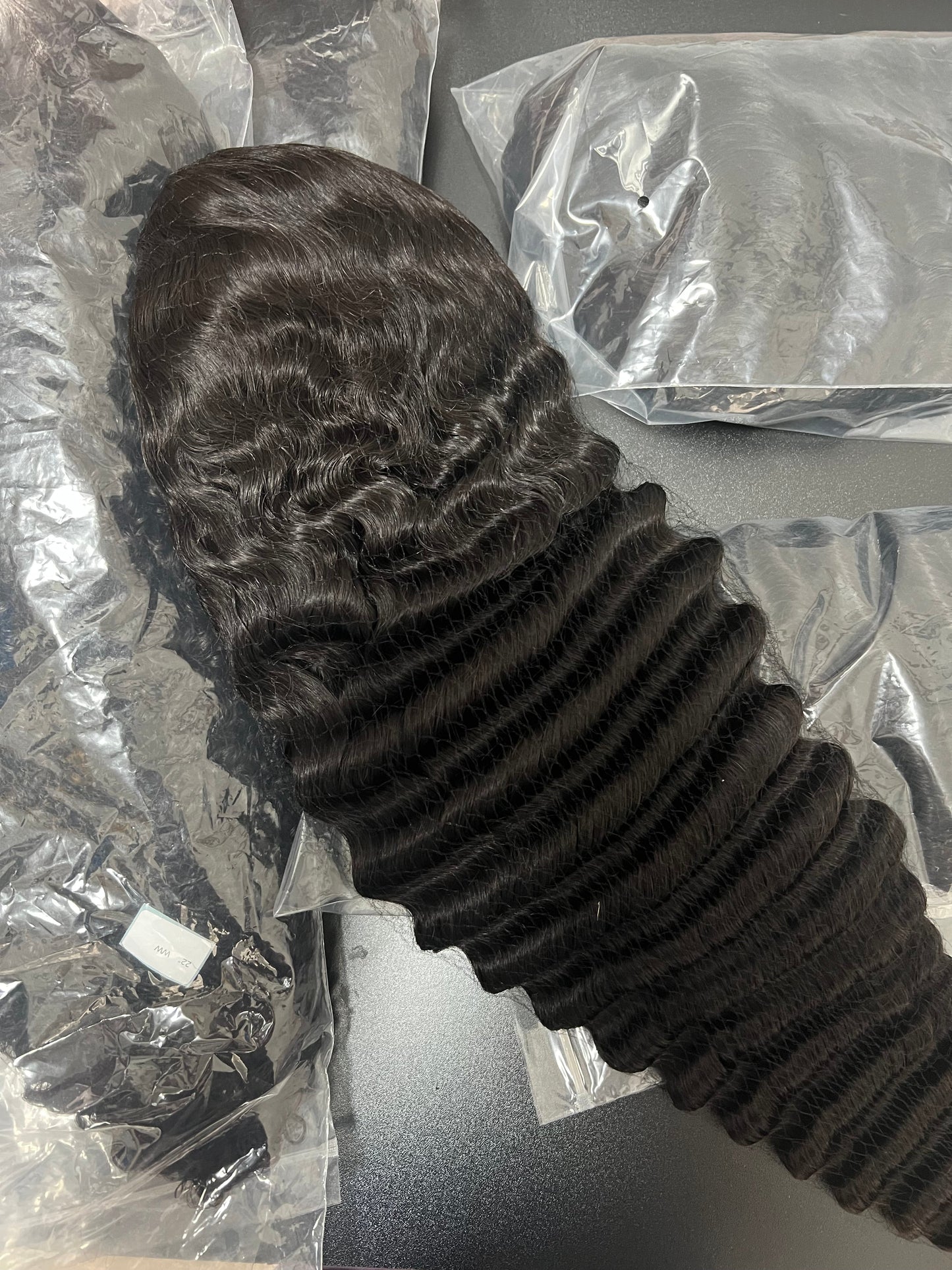 13X4HD Lace Full Frontal Wig Deep Wave 1B BMJ Hair