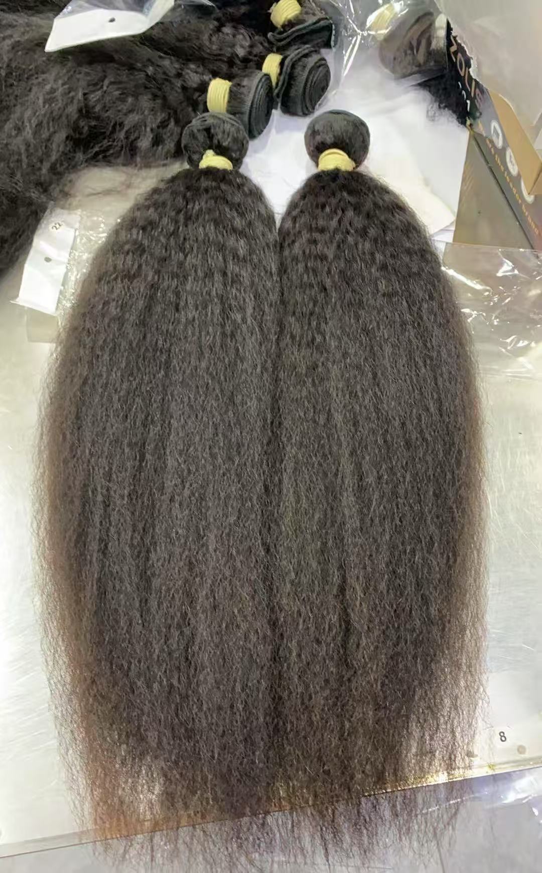 Brazilian Raw Bundle Kinky Straight Single Donor Unprocessed