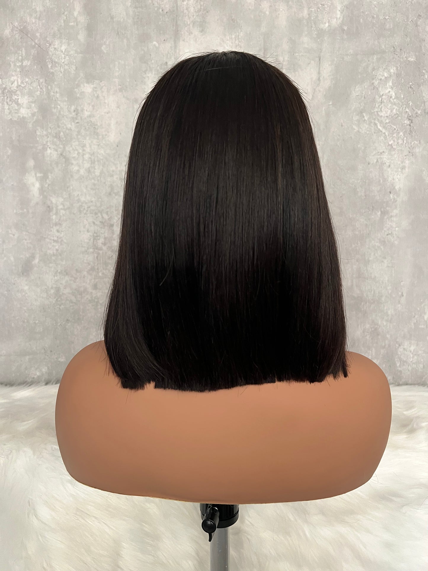SDD 13x4 Frontal Wig Straight BOB Wig 1B Color