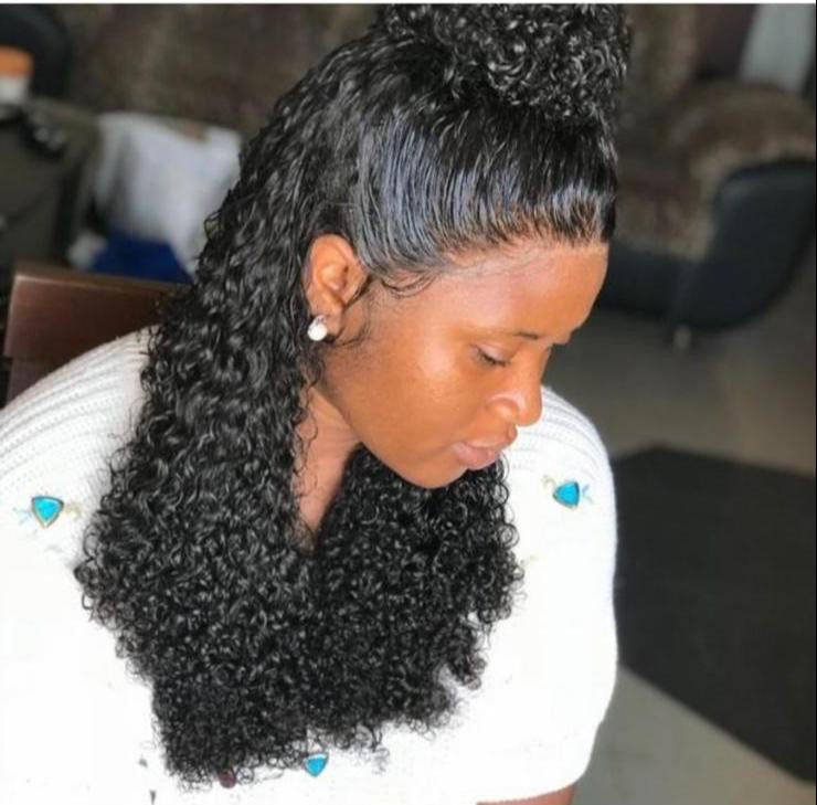 Virgin SDD Pixie Curl Bunlde 1B BMJ Hair