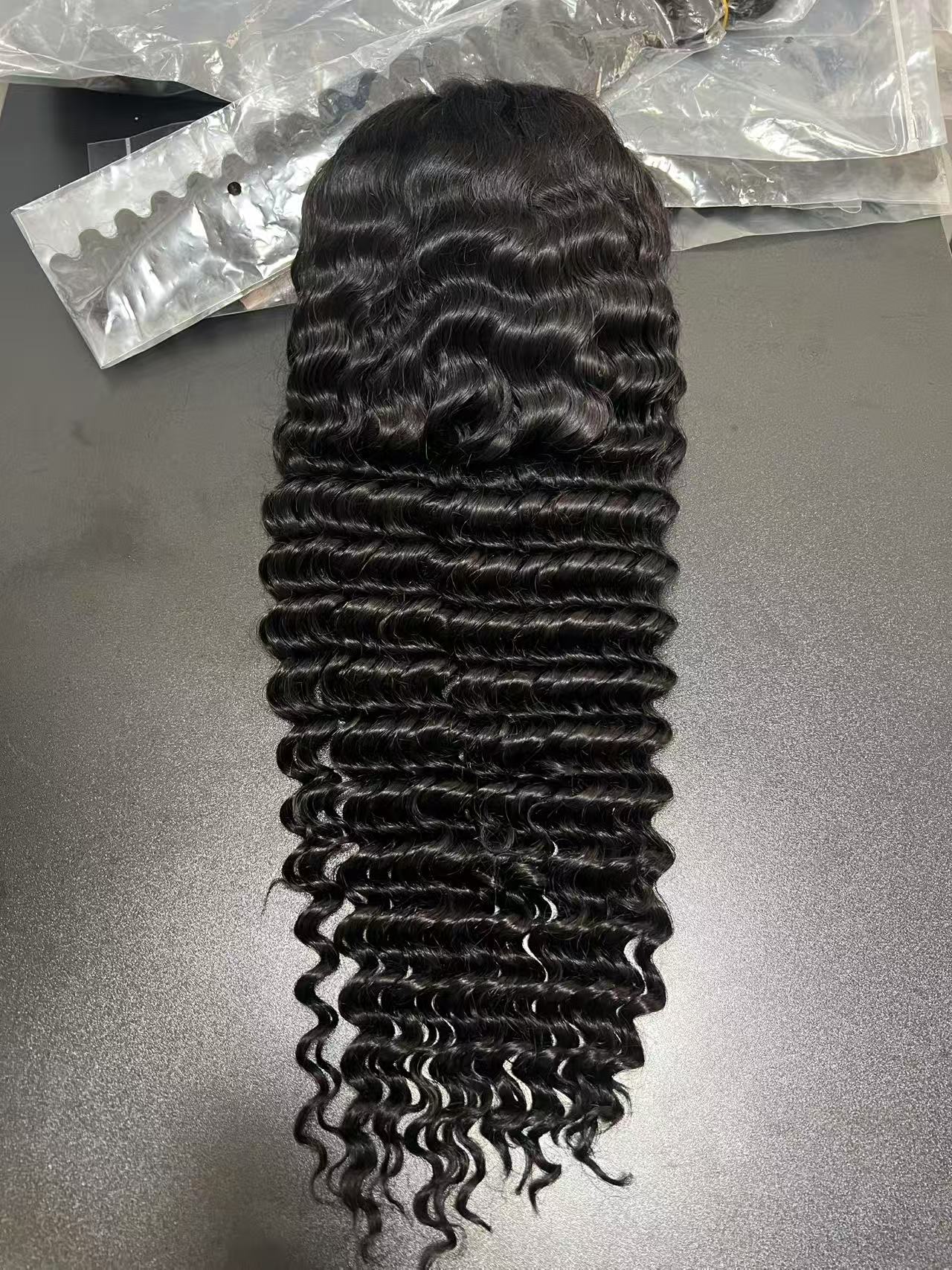 HDLace Full Frontal Wig Deep 1B 200%