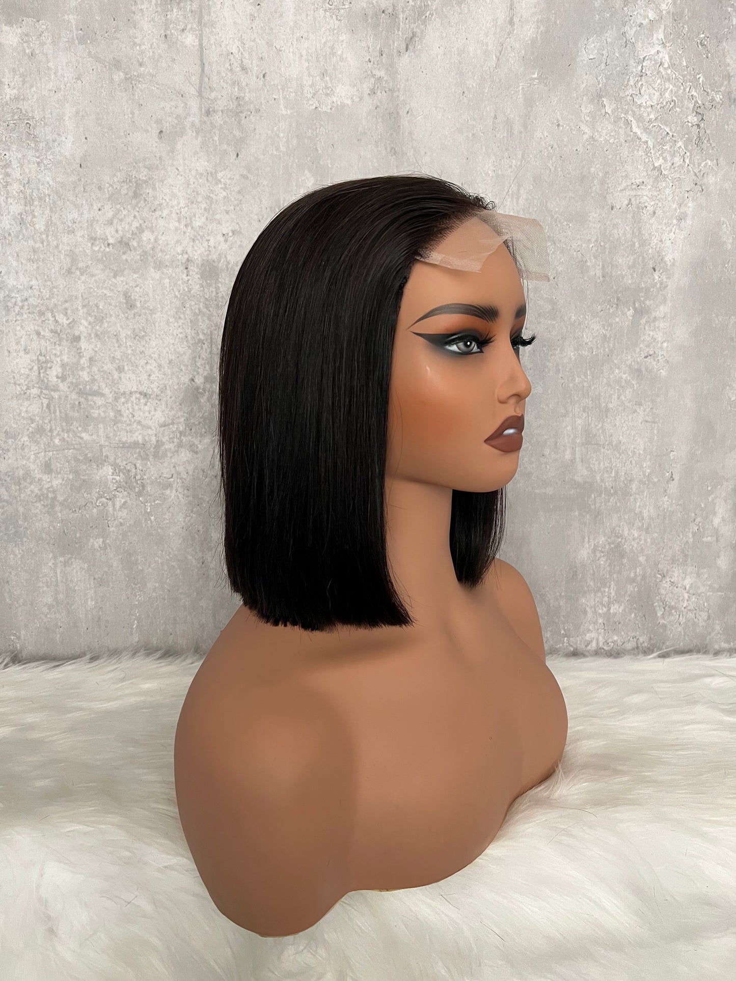 SDD 5x5 Closure Wig Straight BOB Wig 1B Color