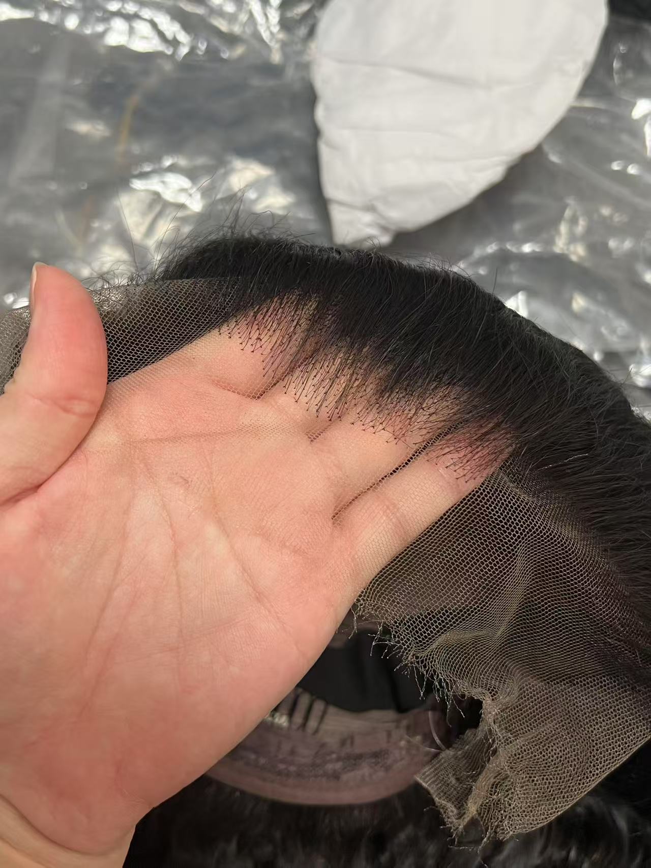 HDLace Full Frontal Wig Deep 1B 200%