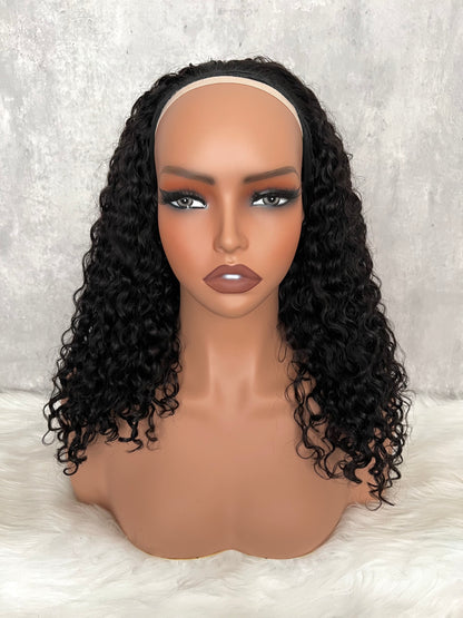 Burmese Curl Flip-Over Half Wig
