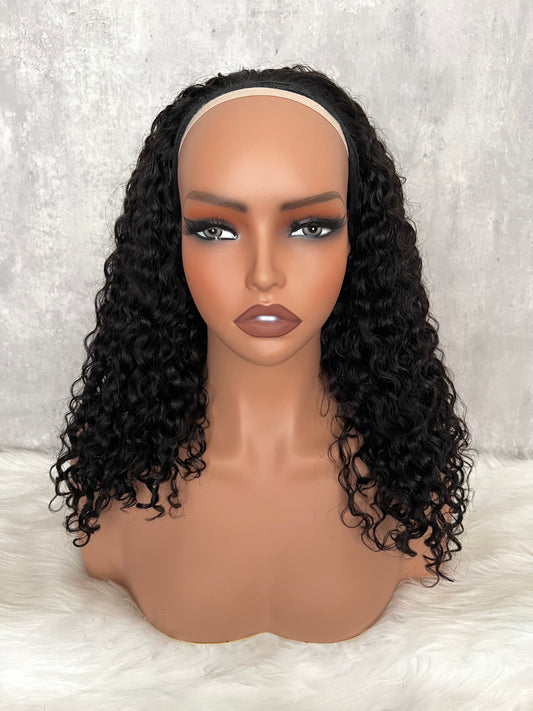 Burmese Curl Flip-Over Half Wig