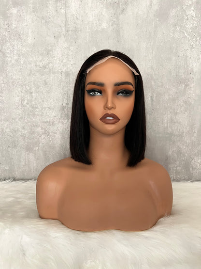 SDD 5x5 Closure Wig Straight BOB Wig 1B Color