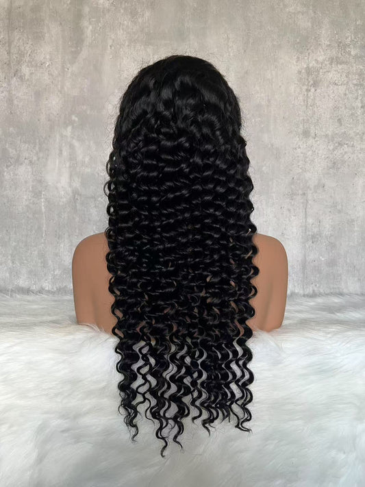 HDLace Full Frontal Wig Deep 1B 200%