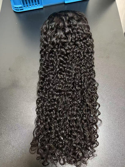 HDLace Full Frontal Wig Water Wave 1B 200%